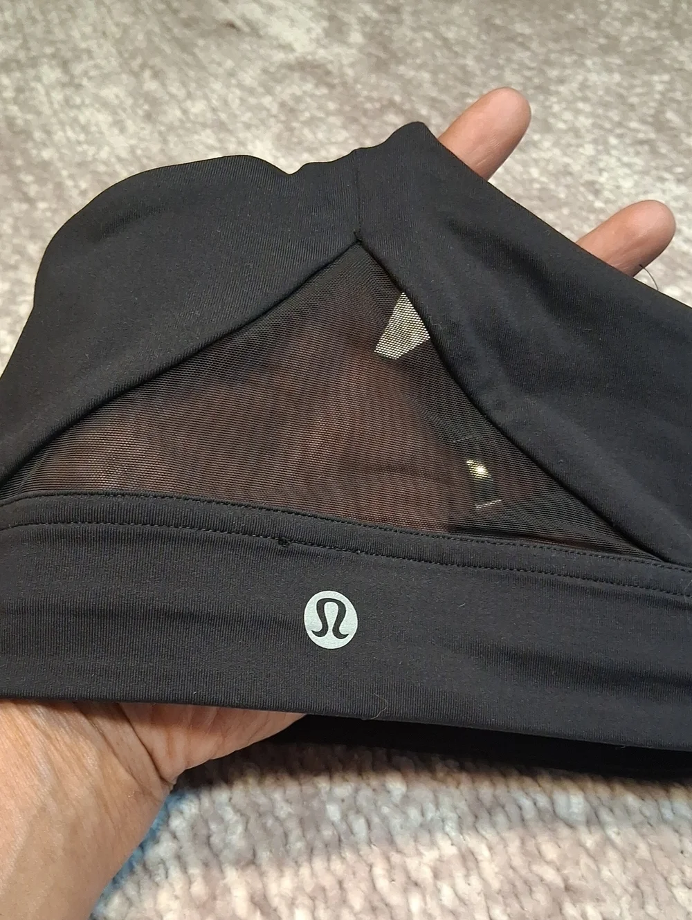 lululemon athletica Black Strappy Sports Bra